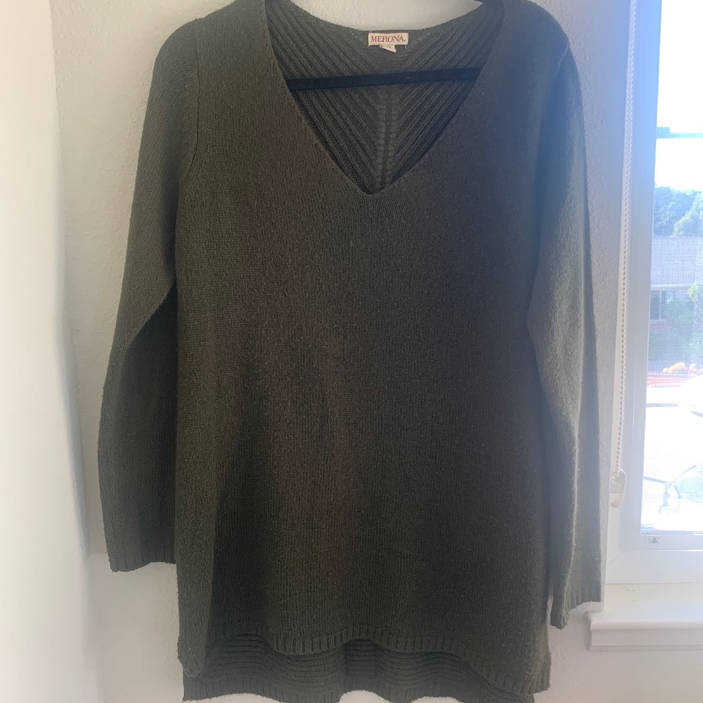 Green sweater